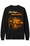 Harleys and Hellcats Long Sleeve T